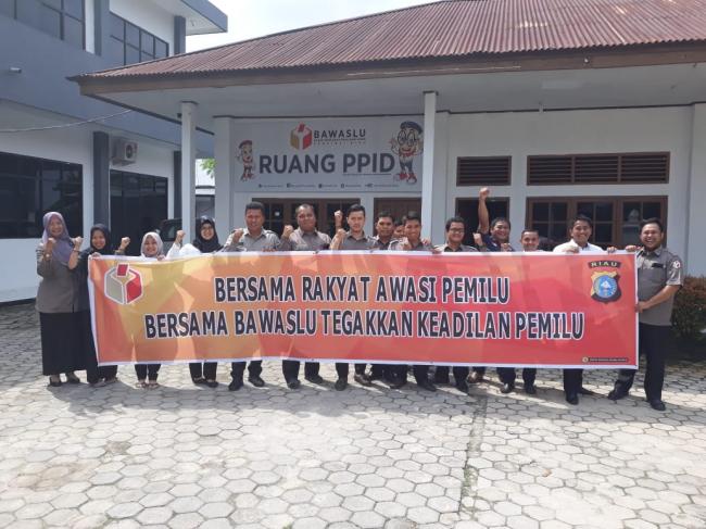 Motto  Bawaslu : Bersama Rakyat Awasi Pemilu